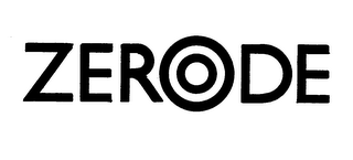 ZERODE logo