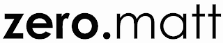 ZERO.MATT logo