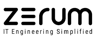 ZERUM IT ENGINEERING SIMPLIFIED logo