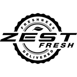 ZEST FRESH FRESHNESS DELIVERED logo