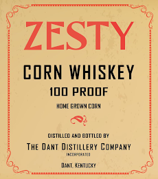 ZESTY CORN WHISKEY logo