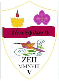 ZETA EPSILON PI MMXVIII V logo