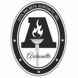 ZETA PHI BETA SORORITY, INC. A ARCHONETTE logo