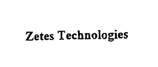 ZETES TECHNOLOGIES logo