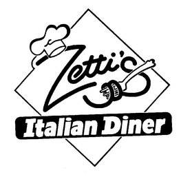 ZETTI'S ITALIAN DINER logo