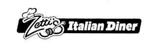ZETTI'S ITALIAN DINER logo