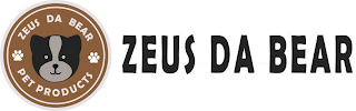 ZEUS DA BEAR PET PRODUCTS logo