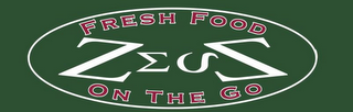 ZEUS FRESH FOOD ON THE GO logo