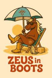 ZEUS IN BOOTS G G G logo