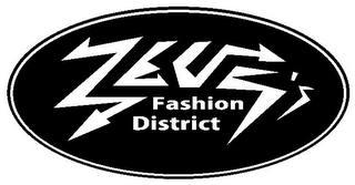 ZEUS'S FASHION DISTRICT logo