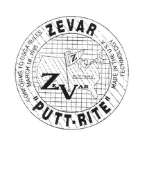 ZEVAR BY PUTT-RITE TECHNOLOGY logo