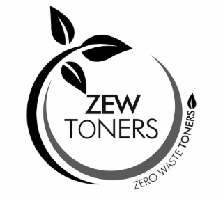 ZEW TONERS ZERO WASTE TONERS logo