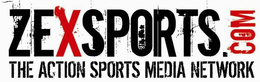 ZEXSPORTS.COM THE ACTION SPORTS MEDIA NETWORK logo