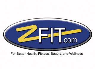 ZFIT.COM FOR BETTER HEALTH, FITNESS, BEAUTY, AND WELLNESS logo