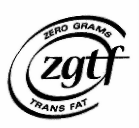 ZGTF ZERO GRAMS TRANS FAT logo