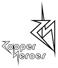 ZH ZOOPER HEROES logo