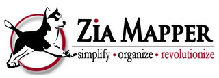 ZIA MAPPER SIMPLIFY · ORGANIZE · REVOLUTIONIZE logo