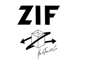 ZIF HERE TO THERE, WITH CARE logo