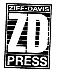 ZIFF-DAVIS ZD PRESS logo