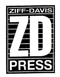 ZIFF-DAVIS ZD PRESS logo