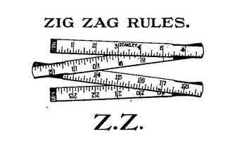 ZIG ZAG RULES Z.Z. STANLEY