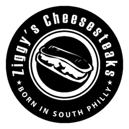 ZIGGY'S CHEESESTEAKS BORN IN SOUTH PHILLY logo
