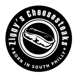 ZIGGY'S CHEESESTEAKS BORN IN SOUTH PHILLY logo