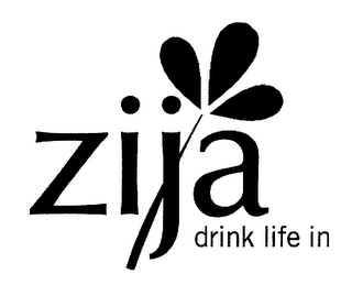 ZIJA DRINK LIFE IN logo
