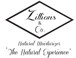 ZILLIONS & CO. NATURAL MOISTURIZER "THENATURAL EXPERIENCE" logo