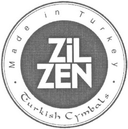 ZILZEN TURKISH CYMBALS MADE IN TURKEY logo