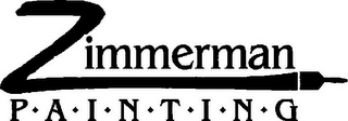 ZIMMERMAN P A I N T I N G logo