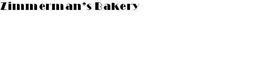 ZIMMERMAN'S BAKERY logo