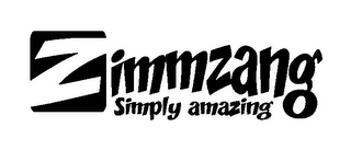 ZIMMZANG SIMPLY AMAZING logo