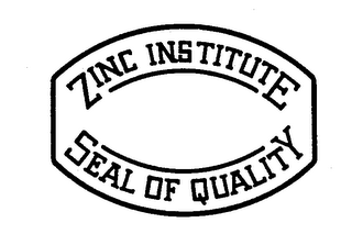 ZINC INSTITUTE SEAL OF QUALITY logo