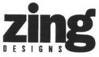 ZING DESIGNS logo