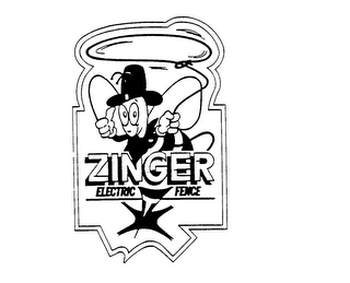 ZINGER ELECTRIC FENCE logo