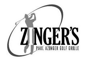 ZINGER'S PAUL AZINGER GOLF GRILLE logo