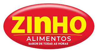ZINHO ALIMENTOS O SABOR DE TODAS AS HORAS. logo