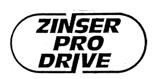 ZINSER PRO DRIVE logo