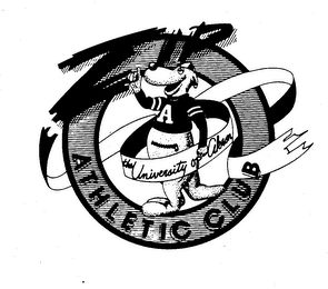 ZIP ATHLETIC CLUB THE UNIVERSITY OF AKRON A logo