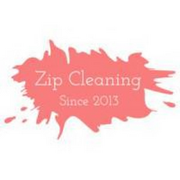 ZIP CLEANING SINCE 2013 logo