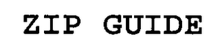 ZIP GUIDE logo