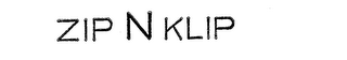 ZIP N KLIP logo