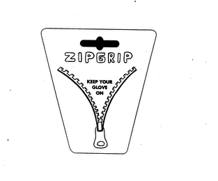 ZIPGRIP KEEP YOUR GLOVE ON logo