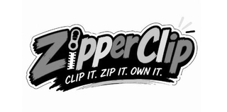 ZIPPERCLIP CLIP IT. ZIP IT. OWN IT. logo