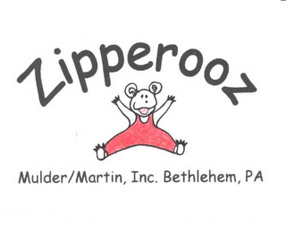 ZIPPEROOZ MULDER/MARTIN, INC.  BETHLEHEM, PA logo