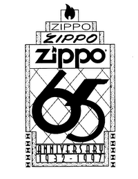ZIPPO 65 ANNIVERSARY 1932-1997 logo