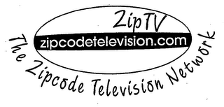 ZIPTV ZIPCODETELEVISION.COM THE ZIPCODE TELEVISION NETWORK logo