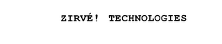 ZIRVE! TECHNOLOGIES logo