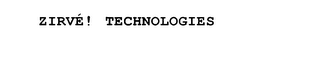 ZIRVE! TECHNOLOGIES logo